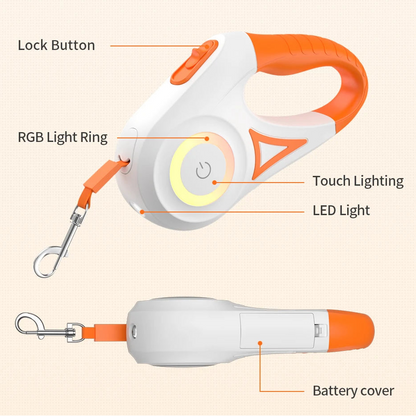 Pet Flexi Walking Running Lead