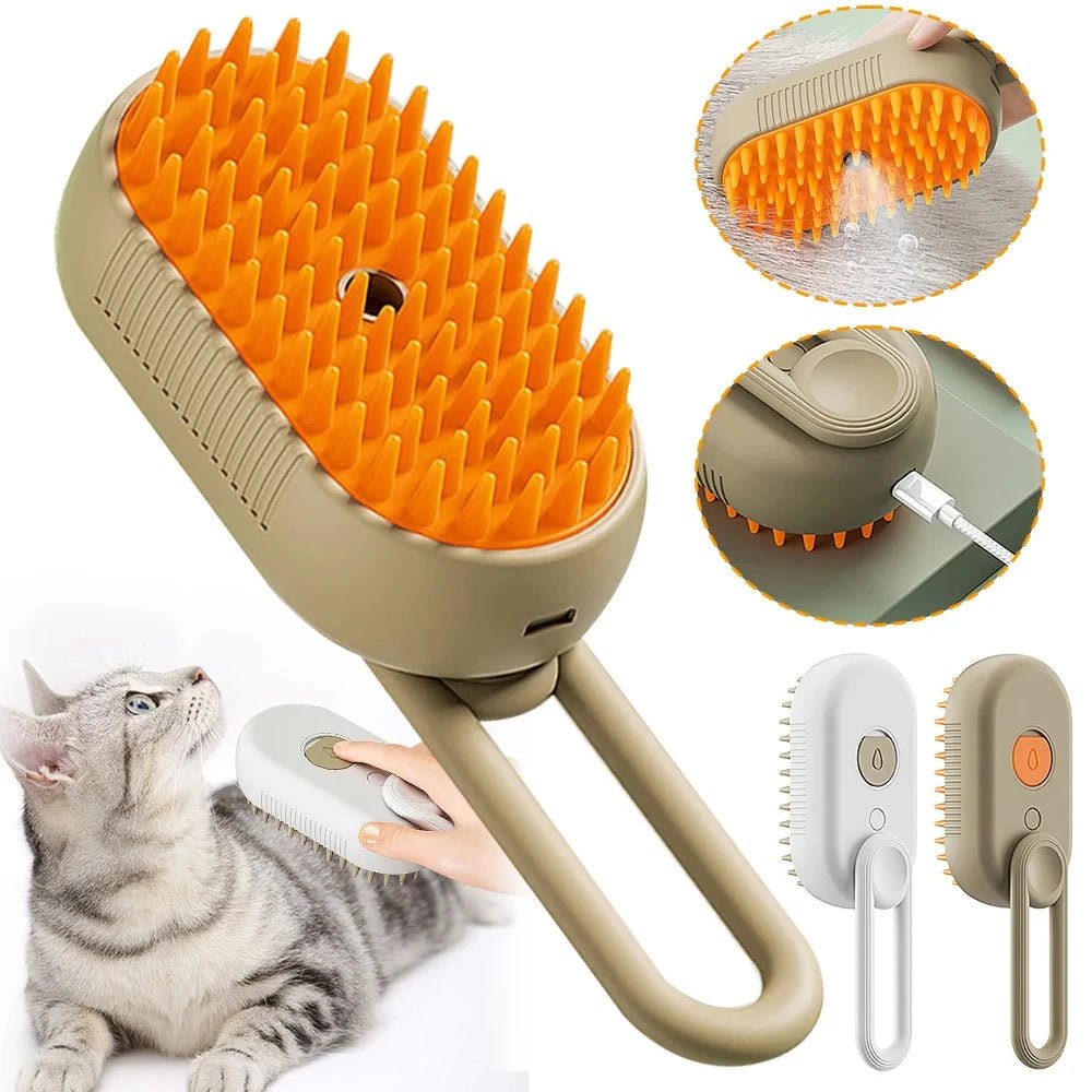 Cat Hair Remover Steam Brush - Fluffzy